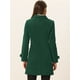 thumbnail image 4 of Allegra K Chaqueta De Invierno Con Cuello Peter Pan Para Mujer Verde Oscuro M, 4 of 6