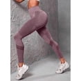 thumbnail image 2 of Estella's High-Waisted Pink Workout Leggings for Women - Premium Performance Yoga Pants with Seamless Comfort and Four-Way Stretch, 2 of 5