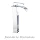 thumbnail image 2 of Grifo de cascada Naiovety para lavabo Duradero Impermeable Ajustable Frío y Caliente Plata, 2 of 6