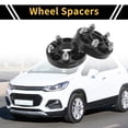 thumbnail image 2 of Unique Bargains 5x105mm Wheel Spacers 56.6mm / 2.23" M12x1.5 Hubcentric Wheel Spacer Forged Wheel spacers for Chevrolet Trax 2013-2020 Aluminium Alloy, 2 of 6