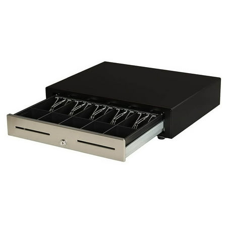 UPC: 0851398005401 | APG Vasario 1915 5 Bill/5 Coin Cash Drawer  Black (VBS320-BL1915)