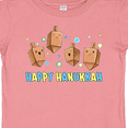 thumbnail image 4 of Inktastic Happy Hanukkah with cute dreidels Boys or Girls Baby T-Shirt, 4 of 5