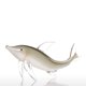 thumbnail image 5 of gris pescado regalo de vidrio ornamento Animal estatuilla Handblown decoración casera gris Tooarts Artesanía de vidrio, 5 of 7