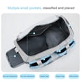 thumbnail image 6 of Litrail Waterproof 28L Duffle Bag with Shoe Compartment & Wet Dry Separation - Nylon Lightweight Unisex Travel Gym Bag for Men Women, Weekend Getaway Airplane Carry-On, 6 of 9