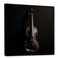 thumbnail image 2 of Designart "Elegant Ebony Violin Vibrato" Music Floater Framed Canvas Prints, 2 of 5