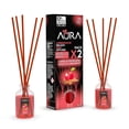 thumbnail image 2 of Ambientador mikado Aura canela manzana 2 pzas de 30 ml c/u, 2 of 4