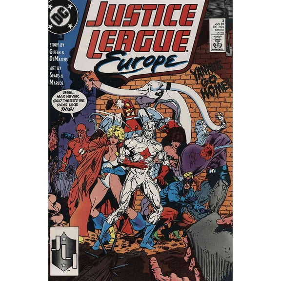 Justice League Europe #3 VF ; DC Comic Book