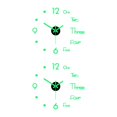 thumbnail image 1 of Reloj de Pared Luminoso Billuyoard 3D Moderno 40cm Tipo 1 2piezas, 1 of 1