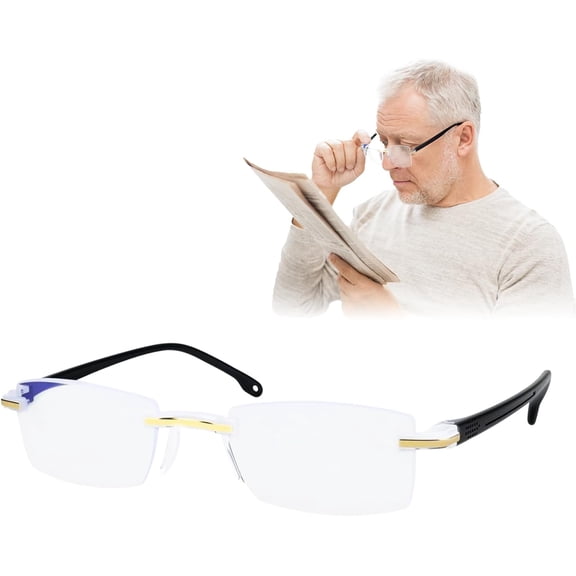 Self Adjusting Glasses, Auto Focus Reading Glasses for Men Women