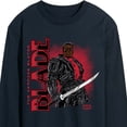 thumbnail image 3 of Marvel - Blade With Logo - Men's Long Sleeve Graphic T-Shirt, 3 of 5
