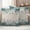 Blue Beige, variant on Leaf Outdoor Waterproof Pillow Covers, Vintage Blue Green Purple Ombre Fruit Plant Decorative Square Throw Pillowcase Sofa Cushion Sham for Patio/Couch/Chair, 26"x26" 2 Pack