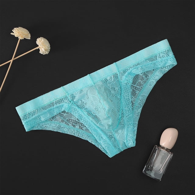 Caleçons Courts pour Hommes en Dentelle Transparente Taille Basse pour un Confort Quotidien avec Tissu Doux et Respirant et Ajustement Flexible