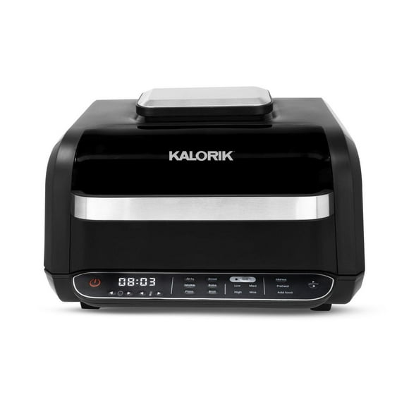 Kalorik® 8-in-1 Digital Air Fryer Grill FT 51453 BK, 12.5” x 8.5” Grill Grate