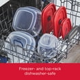 thumbnail image 5 of Rubbermaid Easy Find Vented Lids Food Storage, Set of 8 (16 Pieces Total) Plastic Meal Prep Containers, 8-Pack, Racer Red, 5 of 5