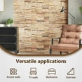 thumbnail image 5 of vidaXL Wall Cladding Panels Wall Covering Panels Wood Planks Recycled Teak, 5 of 9