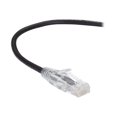 thumbnail image 1 of Black Box Slim-Net - Patch cable - RJ-45 (M) to RJ-45 (M) - 5 ft - UTP - CAT 6 - booted, molded, stranded - black, 1 of 3
