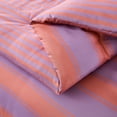 thumbnail image 6 of Lush Decor Gale Cabana Stripe? Reversible Comforter 3 Piece Set Full/ Queen Coral & Purple - Striped Bedding Set - Pink Comforter - Modern Coastal Decor, 6 of 11