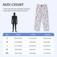 thumbnail image 2 of Salouo Tulips Flowers Print Pajama Pants for Men, Lounge Pants Elastic Waistband Casual Men's sleepwear Loungewear Sleep Pajama Pant -Medium, 2 of 7
