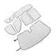 thumbnail image 3 of Parasol para ventana de automóvil, 8 piezas, parasol para parabrisas de automóvil, protector térmico para ventana de automóvil, parasol para automóvil de mayor durabilidad, 3 of 12