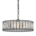 thumbnail image 2 of LNC Ballet 3-Light Modern/Contemporary Crystal Round Chandelier,Indoor Lighting for Living Room, Dining Room, Foyer,L15.5"xW15.5"x H6.5", 2 of 13