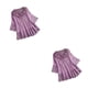 thumbnail image 2 of Camisa Minnieouse de moda para mujer Blusa vintage Tops con cuello en V púrpura 5XL, 2 of 6