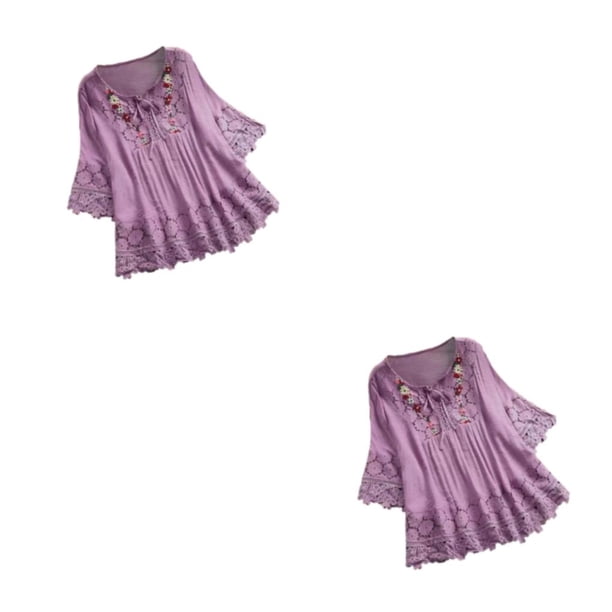 Minnieouse Camisa de moda con cuello en V: nueva apariencia y exprésate 3 diseño de estampado especial que te hace más sexy y encantador Type8 NO8