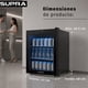 thumbnail image 2 of SUPRA Frigobar Compacto Libre Instalación BERNA Puerta de Cristal Templado 46 Litros Negro, 2 of 9