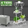 thumbnail image 1 of 4-Tier/5-Tier Plant Stand Plant Shelf ,Multiple Flowers Pot Holder Display Shelf Home Garden Ornaments Indoor Outdoor Patio Corner Balcony Home Decor, 1 of 9