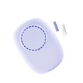 thumbnail image 4 of Mini ventilador de mano Ventilador de refrigeración de verano Ventilador de refrigeración portátil Ventilador de cuello colgante para acampar al aire Púrpura Macarena Mini ventilador portátil, 4 of 8