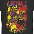 thumbnail image 2 of Junior's The Nightmare Before Christmas Character Collage Poster Graphic Tee Black Medium, 2 of 3