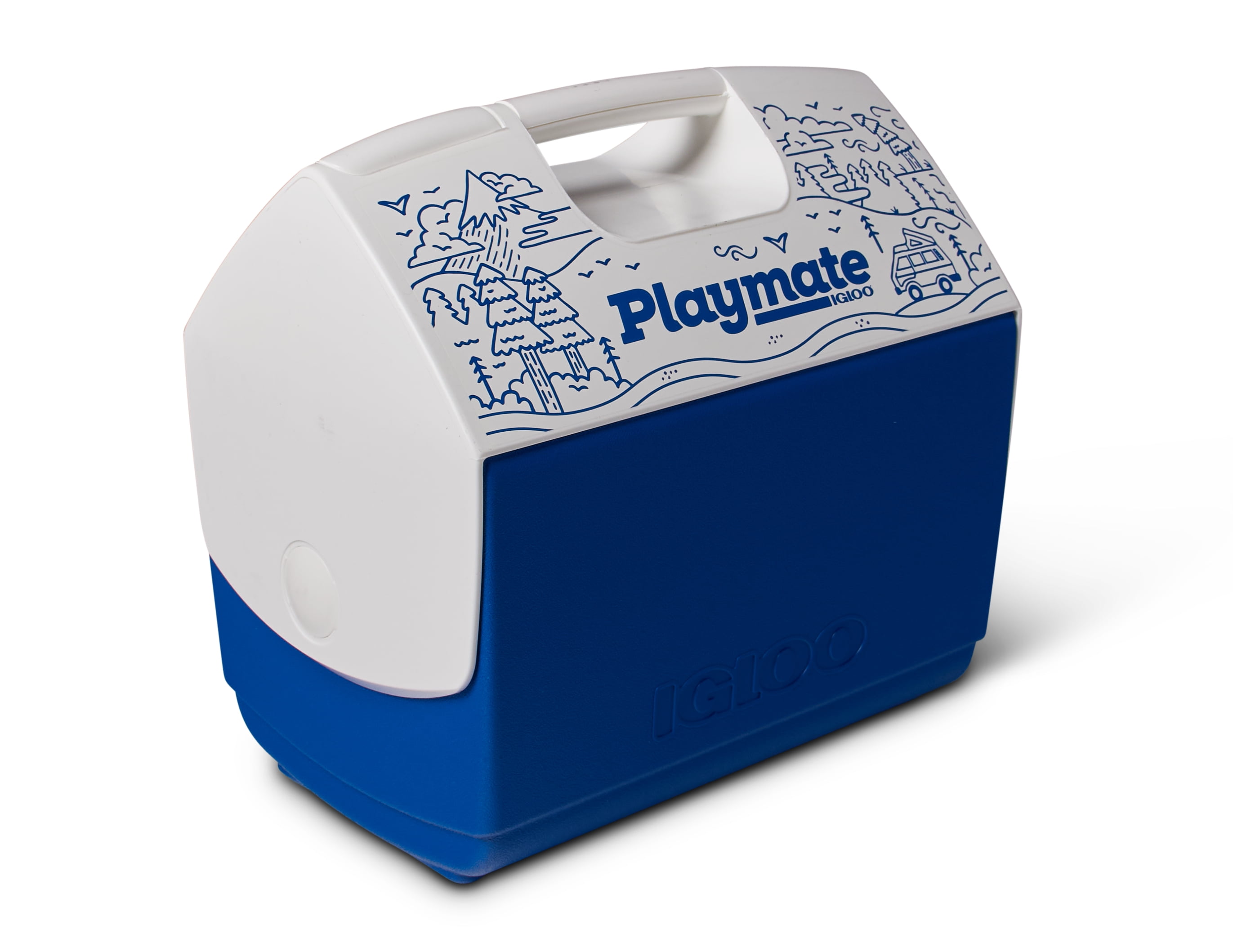 Igloo 16 QT Playmate Elite Summer Camp Ice Chest Cooler, Blue