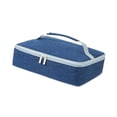thumbnail image 4 of Bolsa Térmica Bolsa Porta Alimentos Bolsa Bento Bolsa de Comida Reutilizable con Aislante Térmico y Bolsillo Separado Adecuada para Oficina Escuela Pi, 4 of 9