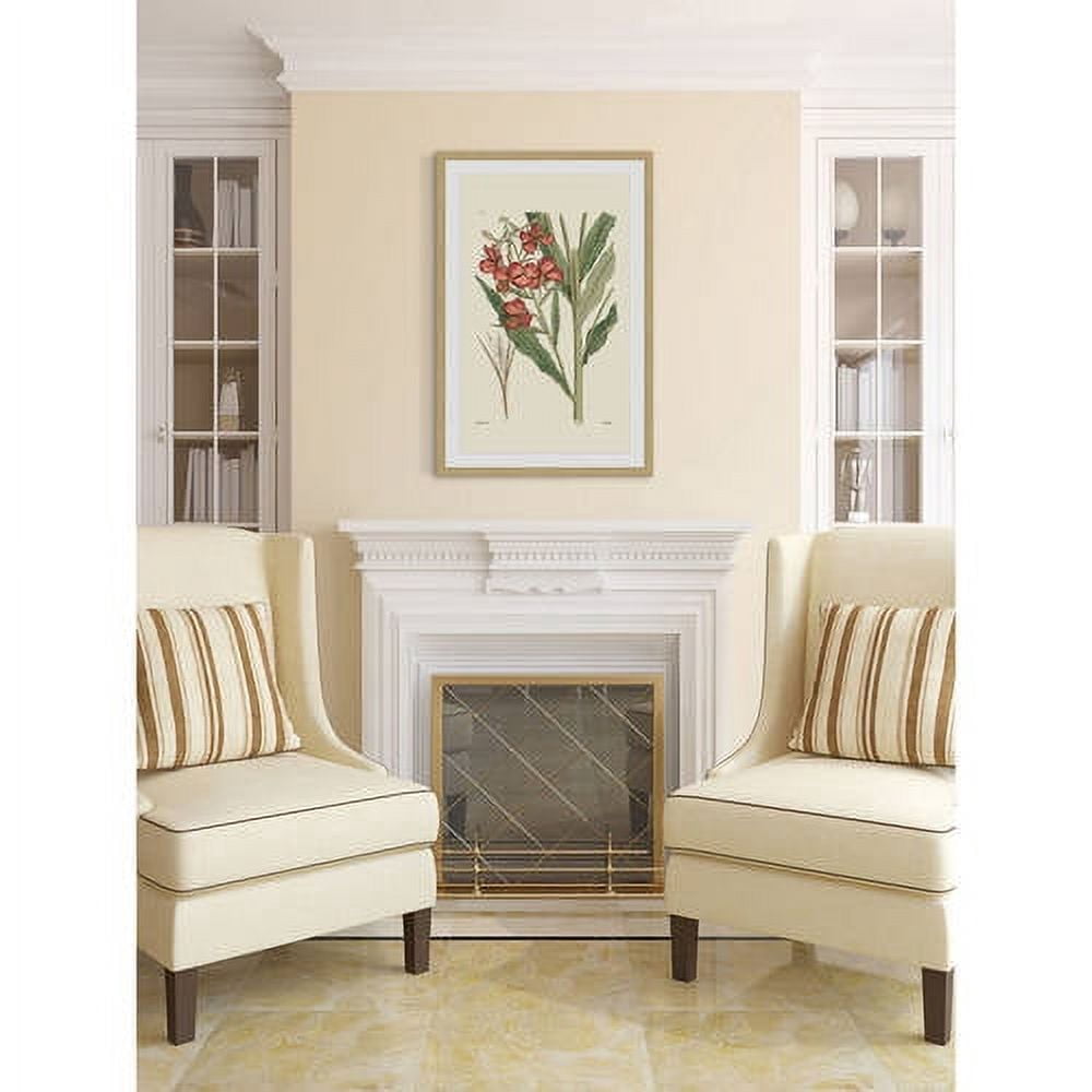 "Antique Floral III" Framed Painting Print