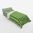 thumbnail image 2 of Ambesonne Green Bedding Set 3 Pcs, Polka Dots Striped Retro, Twin, Green, 2 of 2