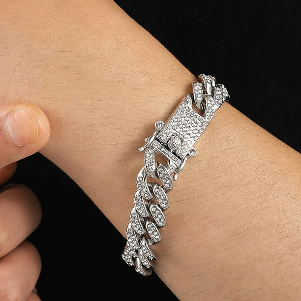 Conjunto de Joyas para Hombre, Elegante Pulsera de Cadena de Aleación, Elegante Collar de Cadena de Aleación, Ajuste Cómodo y Ajustable, Uso Diario, Formal E Informal, Regalo Perfecto para Él.