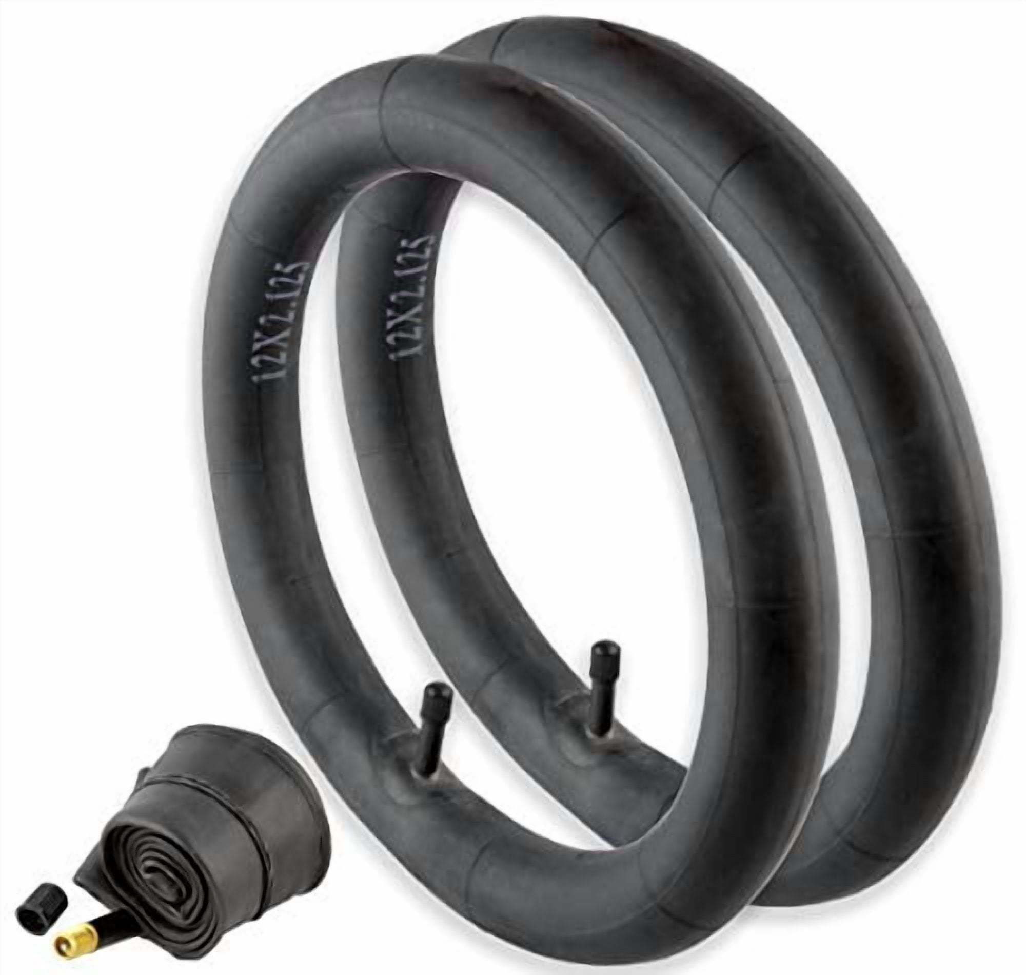 Annadue Chambre à Air De Vélo électrique, Chambre à Air En Caoutchouc Butyle De Vélo électrique, 14-18, Tubes De Remplacement(14X2.125 Elbow