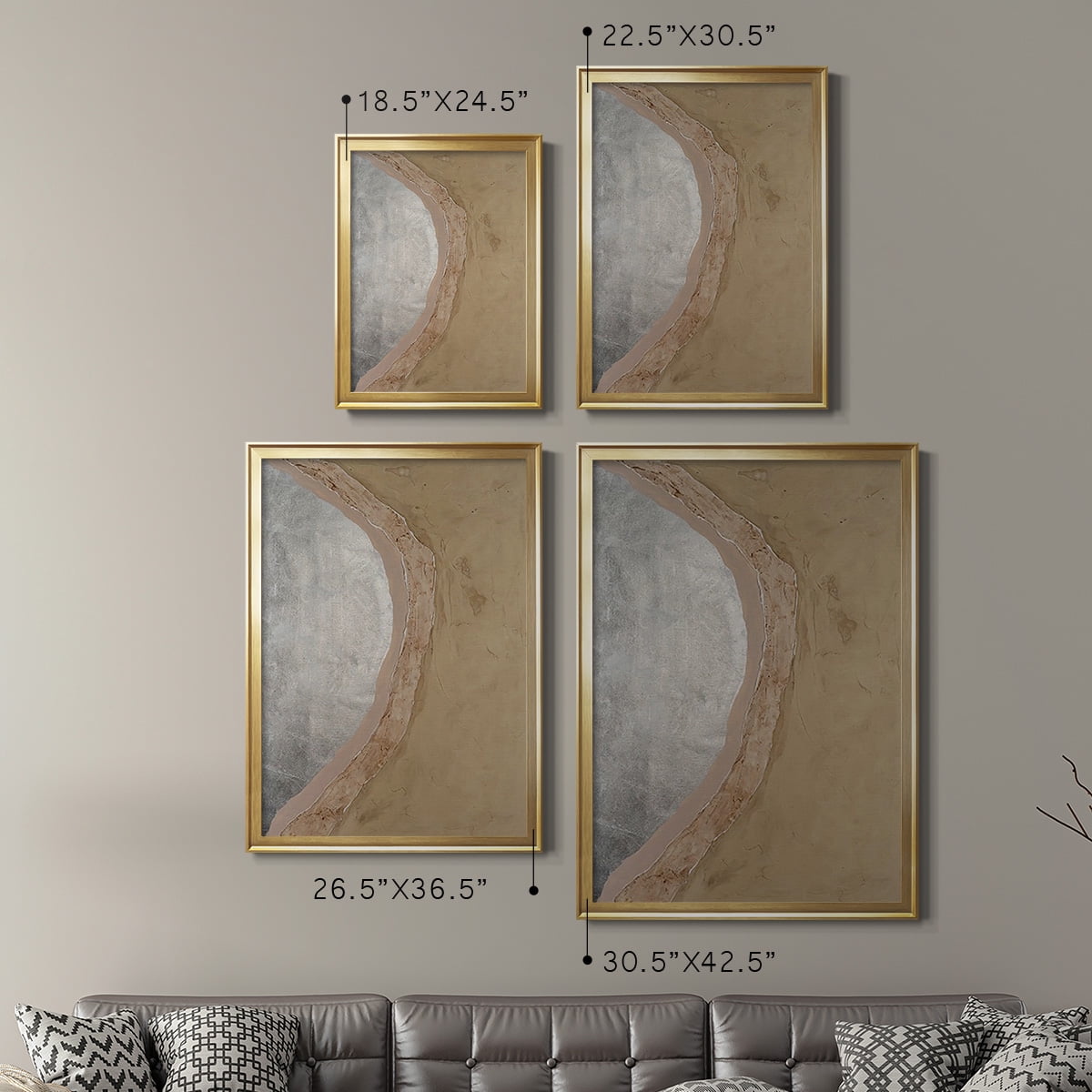 Silver Lake I Premium Framed Print, in Gold, Black, or Silver - Ready to Hang