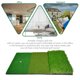 thumbnail image 3 of Sywqhk Alfombrilla de golf 3 en 1 para práctica de entrenamiento, césped, interior y exterior, almohadillas de golf Tri-Turf Sywqhk Alta Calidad, 3 of 8