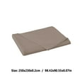 thumbnail image 3 of Btomtd Solid Color Bed Sheets for Double Bed Easy Care Home Queen Sheets Set Soft Fitted Sheets Suitable for Dormitory and Bedroom Use, 98.42'x90.55', Khaki, 3 of 8