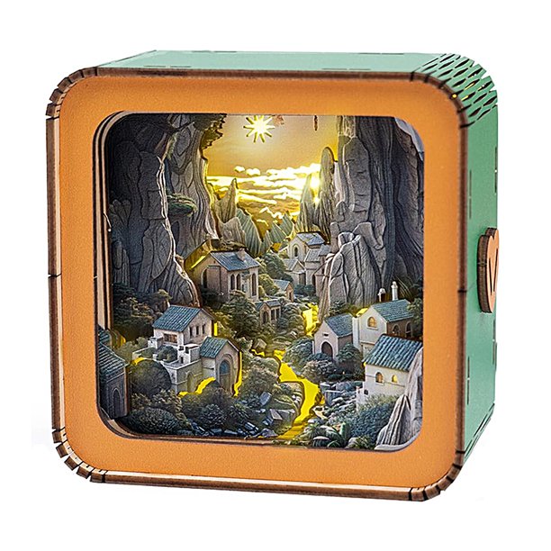3D nocturna Tipo-C Touch DIY para familiares y amigos