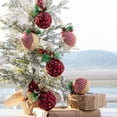 thumbnail image 3 of Juego de 6 piezas de adornos para árboles de Navidad Adornos de bolas de Navidad irrompibles para decoración navideña JAMW Sencillez, 3 of 5