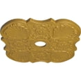 thumbnail image 3 of 29"OD x 3 5/8"ID x 1 3/8"P Flower Ceiling Medallion (Fits Canopies up to 6 1/4"), Hand-Painted Iridescent Gold, 3 of 6
