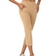 thumbnail image 1 of Pantalones de yoga para mujer, leggings acampanados de cintura alta con bolsillos, poliéster y spandex elásticos en 4 direcciones, para entrenamiento y ropa informal, 1 of 6