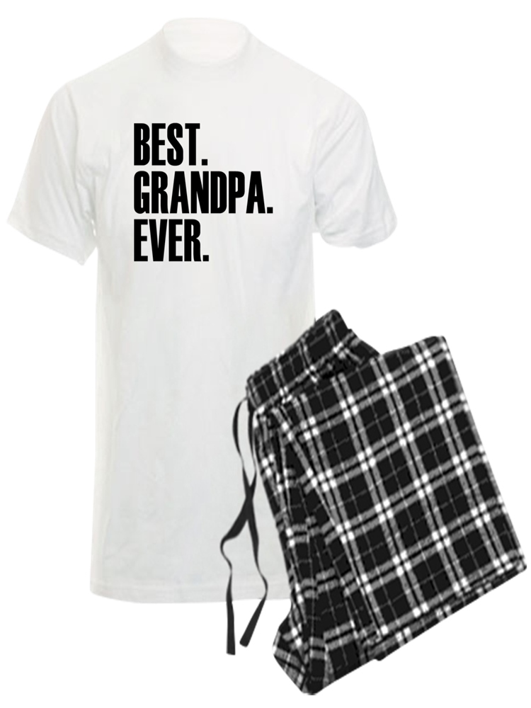 CafePress Best Grandpa Ever Pajamas Men's Light Pajamas