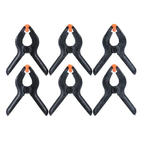 Photography Background Paper Andoer 6pcs Plastic Tight Clip Clamp Photographic Equipment Universal Use for Photography Studio Photo Paper Background Backdrop Stand Holder ()