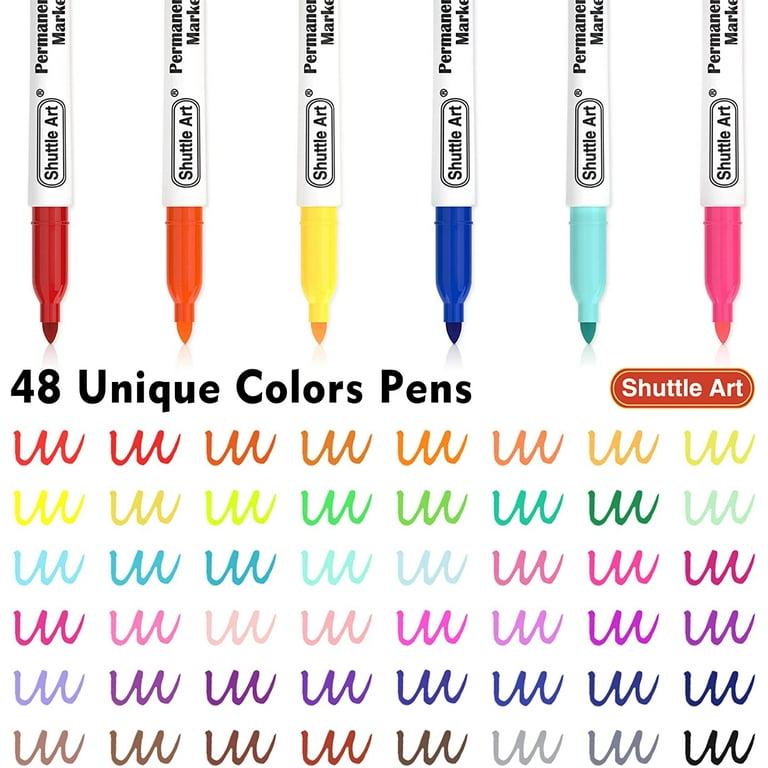 48 Pc 5 Bulk 4 Sets of Wonderful Wood Markers - 12 Colors per Set - Yahoo  Shopping