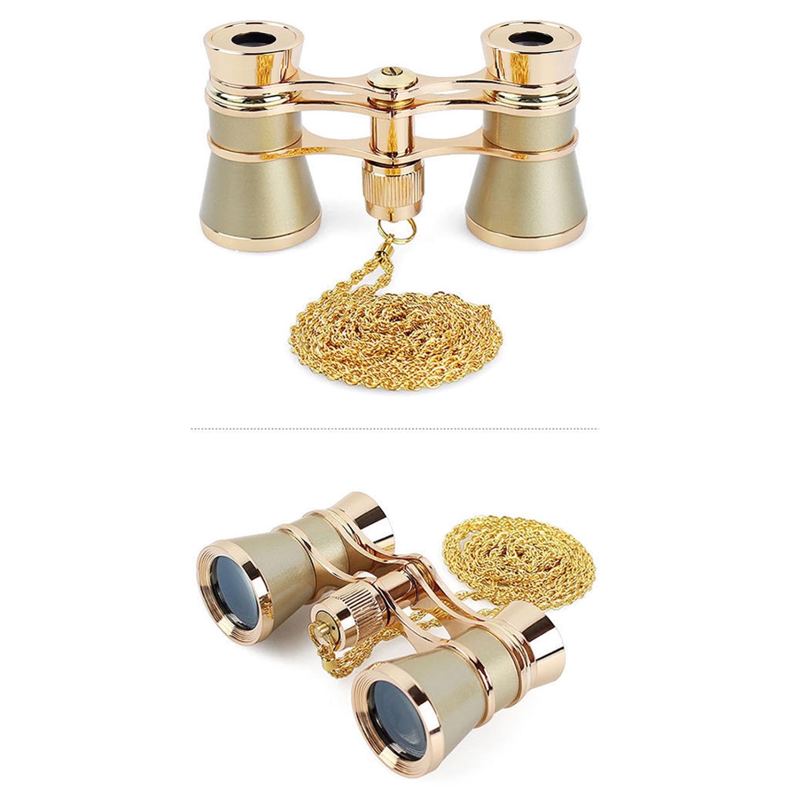 Generic Opera Glasses, Theater Binoculars with Foldable and Extendable Handle,Mini Binocular Compact Lightweight,Portable Theater Glasses for Adults Kids Women in Musical Concert