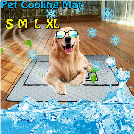 NK Pet Dog Cat Cool Mat Self Cooling Gel Pad Dog Bed Mattress Breathable (Best Cooling Pad For Cats)