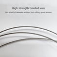 thumbnail image 3 of Tackle Rigs Fishing Leader Stainless Steel Wire Traces Leader Fishing Rigs With Swivels Beads Line Tackle 5 groups, 3 of 5