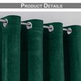thumbnail image 4 of DYstyle 1/2 Panels Kid's Curtain Velvet Solid Living Room Bedroom Blackout Grommet Curtain Drapes, 4 of 6